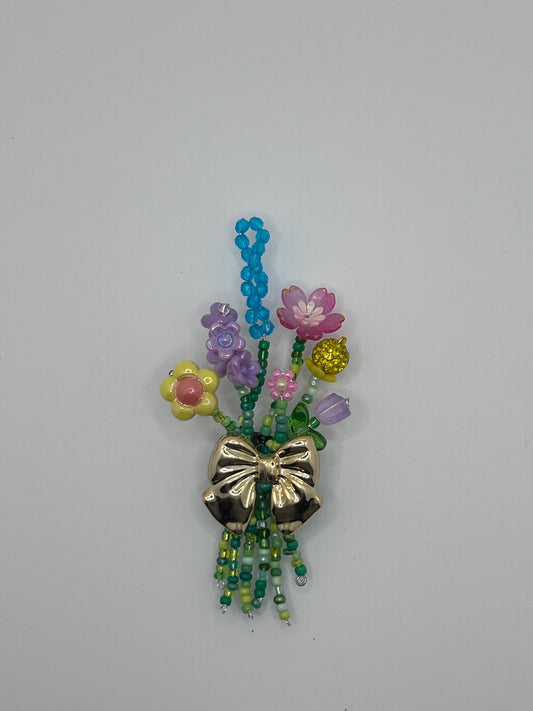 Floral Bouquet Magnet with Bow 962